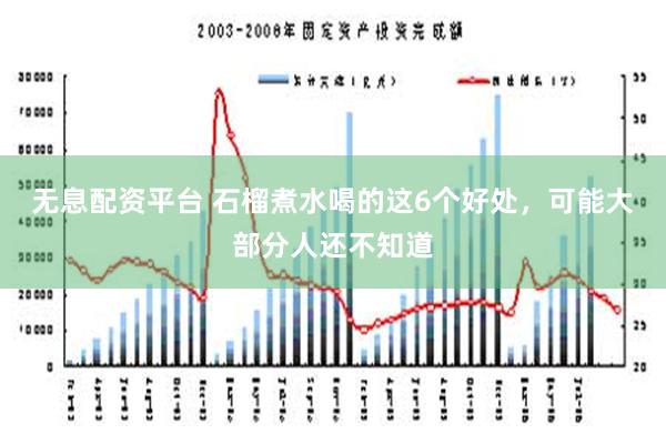 无息配资平台 石榴煮水喝的这6个好处，可能大部分人还不知道