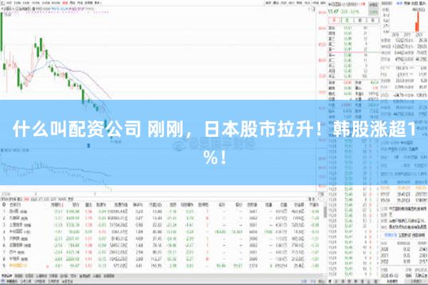 什么叫配资公司 刚刚，日本股市拉升！韩股涨超1%！